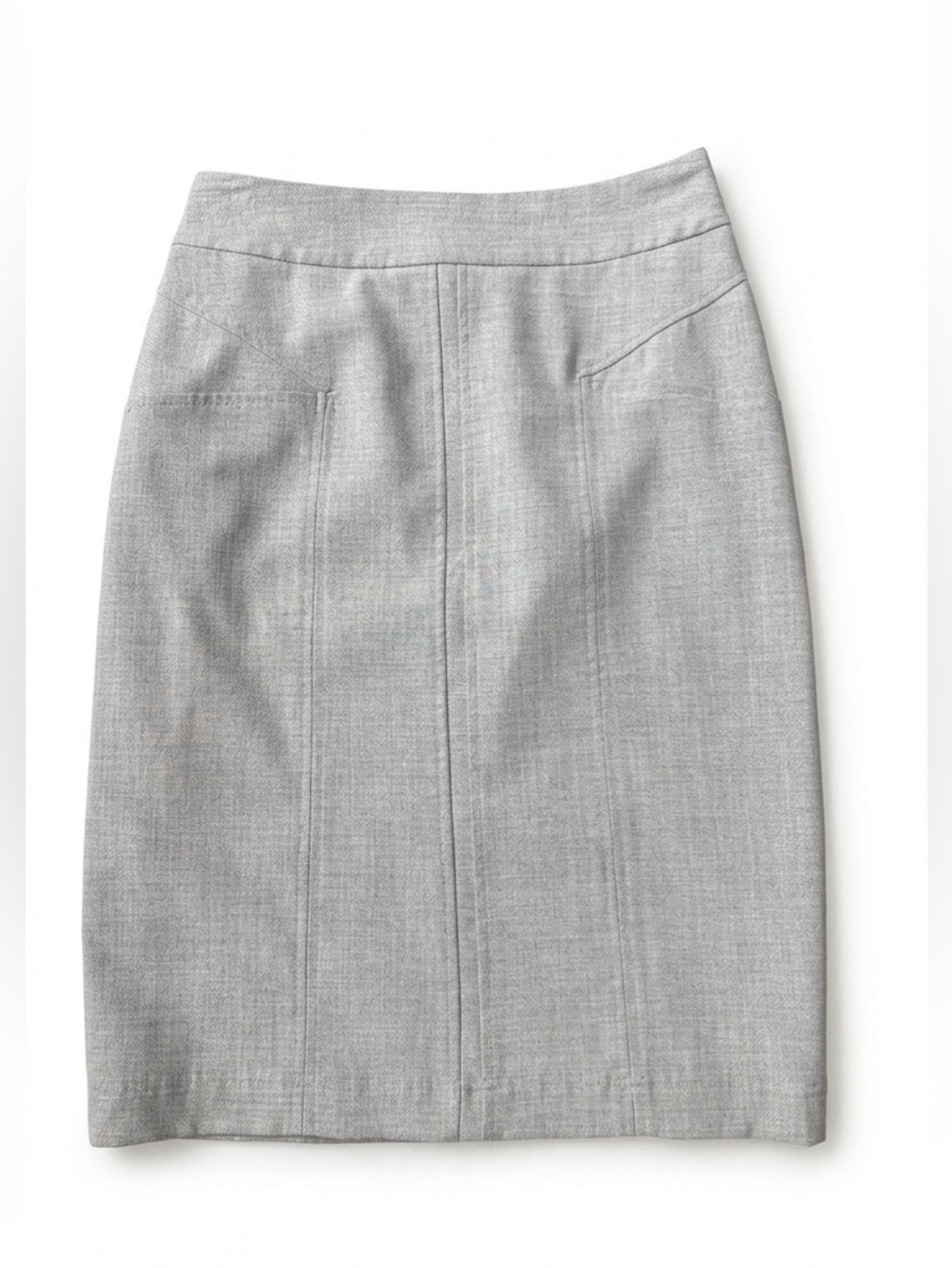 Worthington Gray Lined Pencil Skirt Size 4